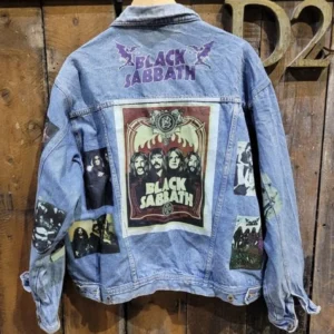 Vintage Black Sabbath Denim Trucker Jacket – Hand-Customised
