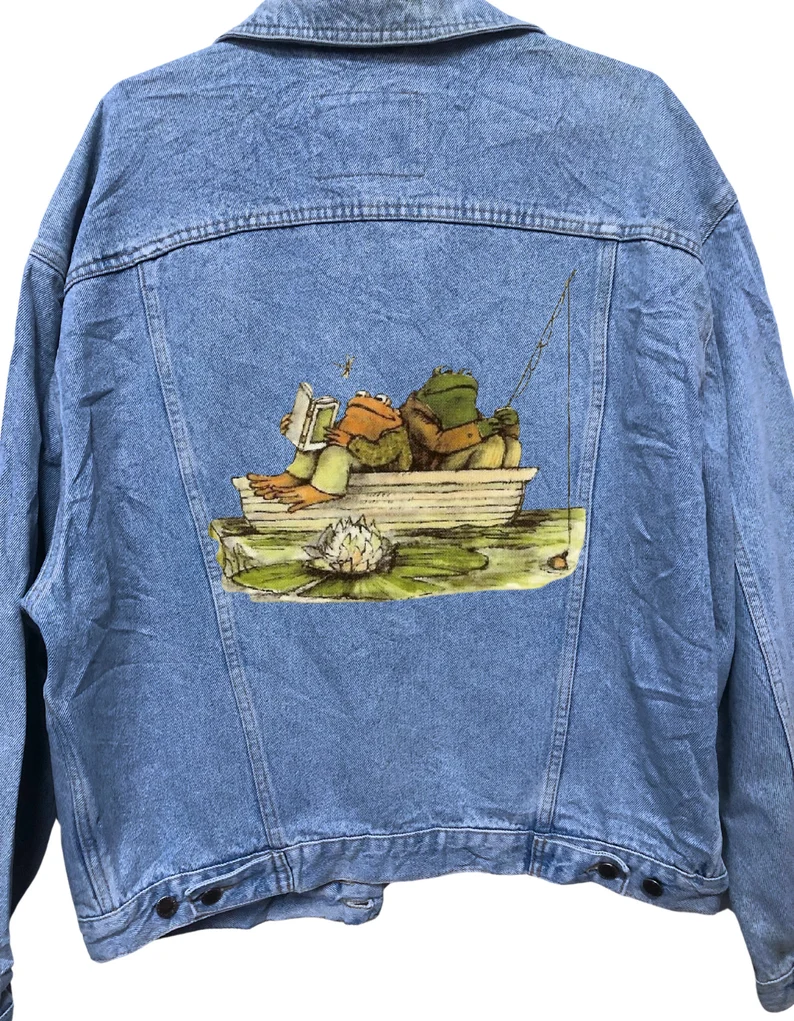 Frog & Toad Customised Vintage Denim Trucker Jacket – S-XXL