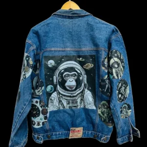 Vintage David Bowie Ziggy Stardust Denim Trucker Jacket