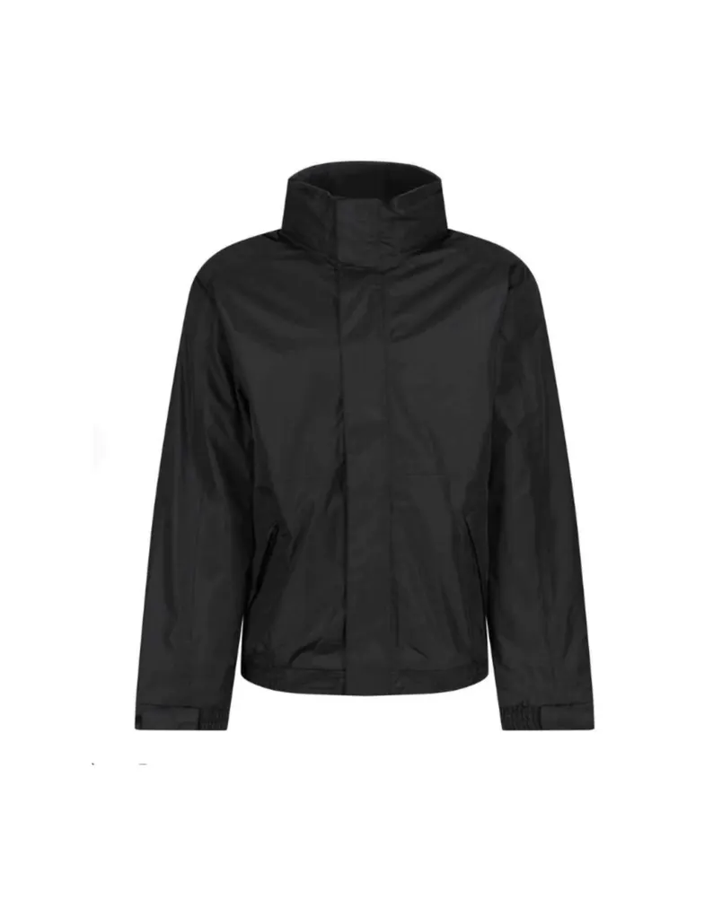Men’s Waterproof Bomber Jacket – Black Windbreaker with Fleece Lining | Customizable Winter Jacket | Eco-Friendly Streetwear - Image 2