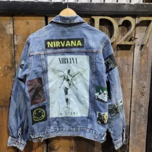 David Bowie Vintage Denim Jacket – 80s/90s Custom Printed Trucker Jacket