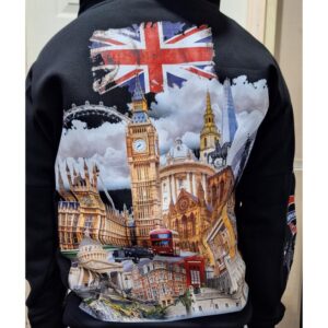 London Custom Graphic Hoodie | Unisex London Printed Hoodie | 330 GSM Heavyweight Streetwear Hoodie