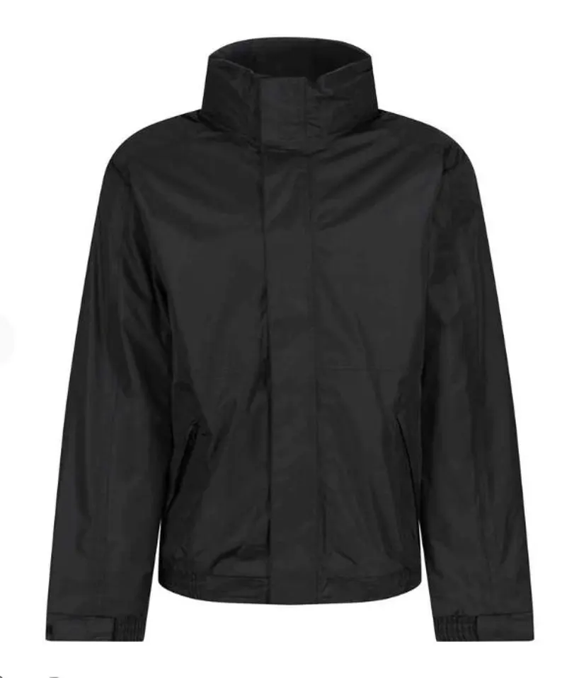 Men’s Waterproof Bomber Jacket – Black Windbreaker with Fleece Lining | Customizable Winter Jacket | Eco-Friendly Streetwear - Image 3