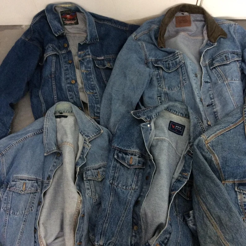 Phoenix Vintage Denim Jacket – 80s/90s Custom Printed Trucker Jacket - Image 8
