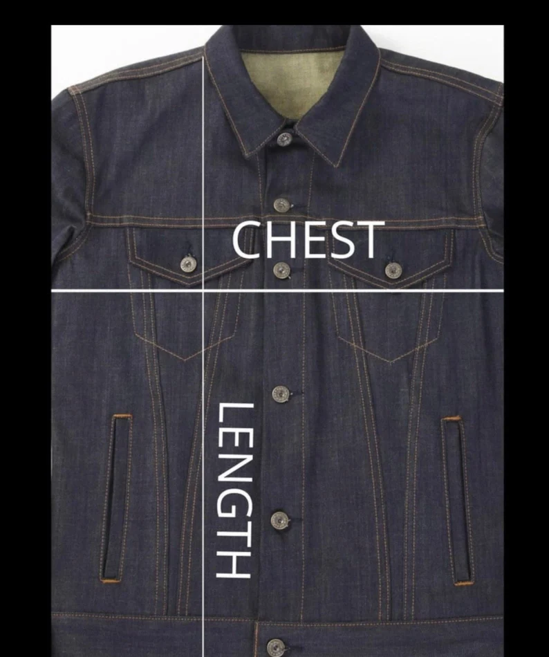 Phoenix Vintage Denim Jacket – 80s/90s Custom Printed Trucker Jacket - Image 10